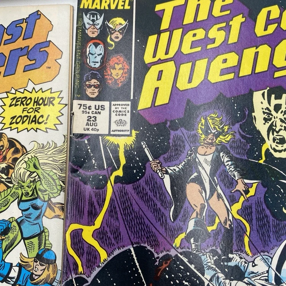 The West Coast‎ Avengers Comic Book Collection Lot 10 Issues Marvel SEE ALL PICS